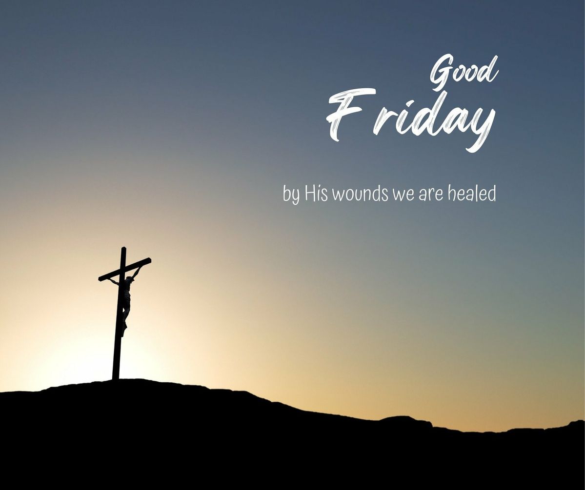 Ancient wooden cross on hilltop