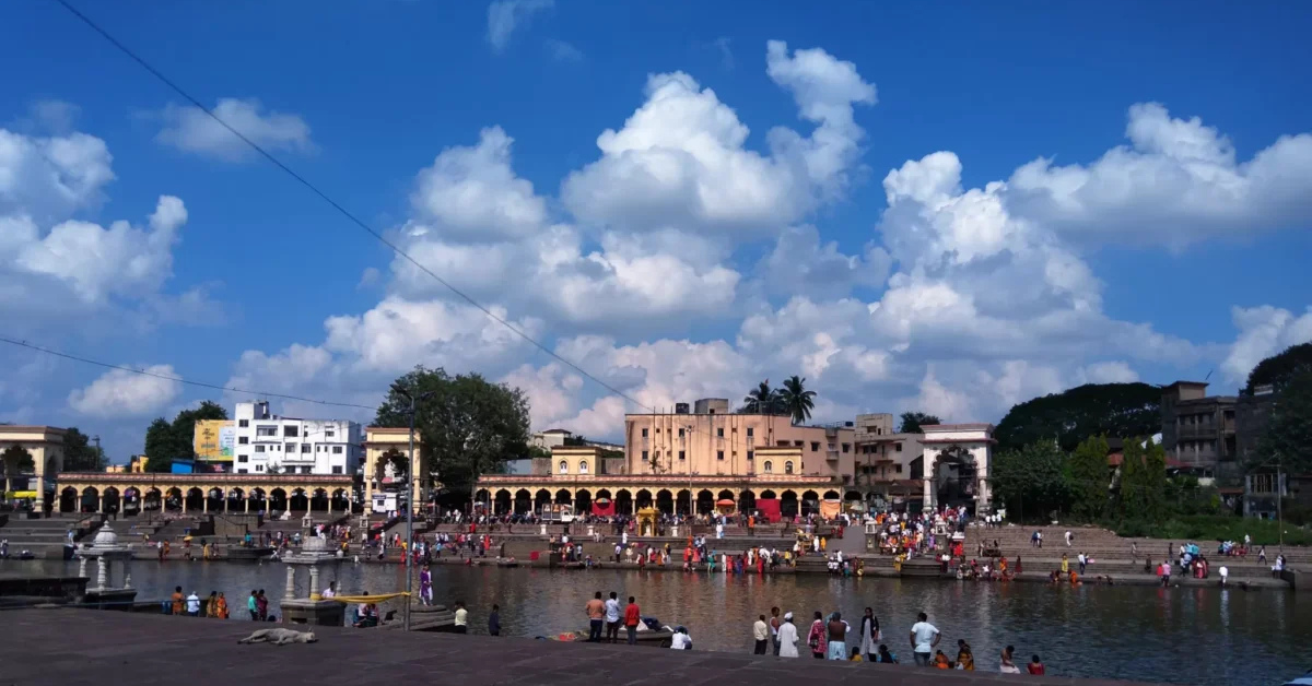 Indrayani River flowing through Alandi