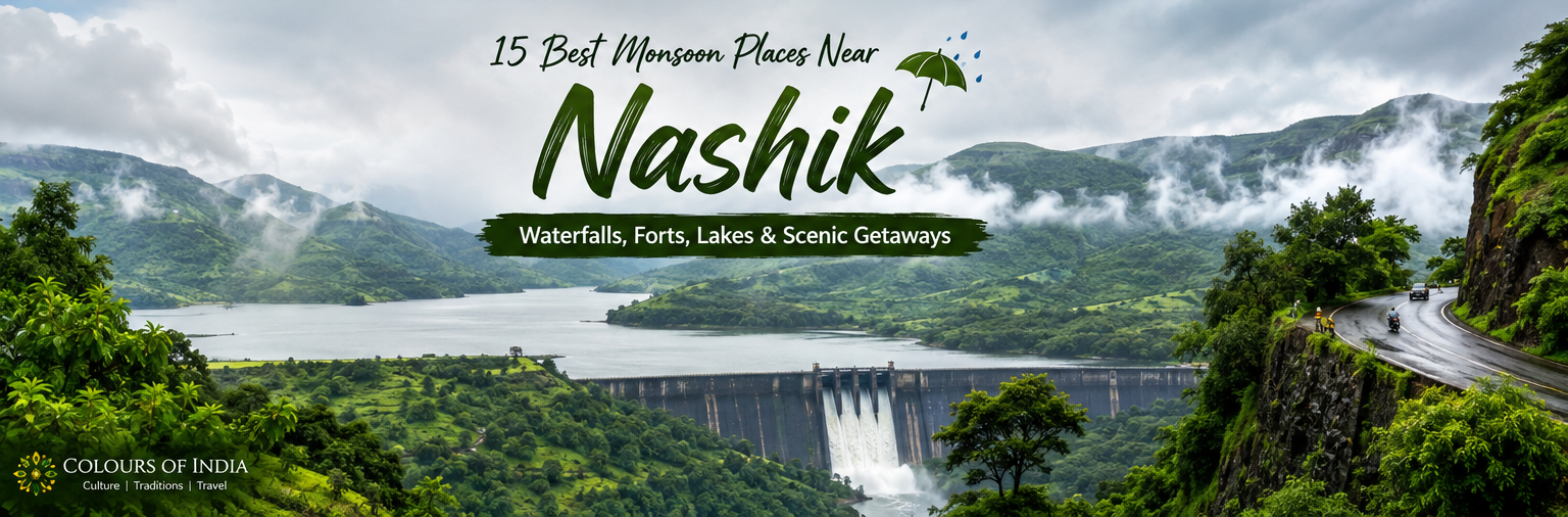 15 Best Monsoon Places Near Nashik – Waterfalls, Forts, Lakes & Scenic Getaways